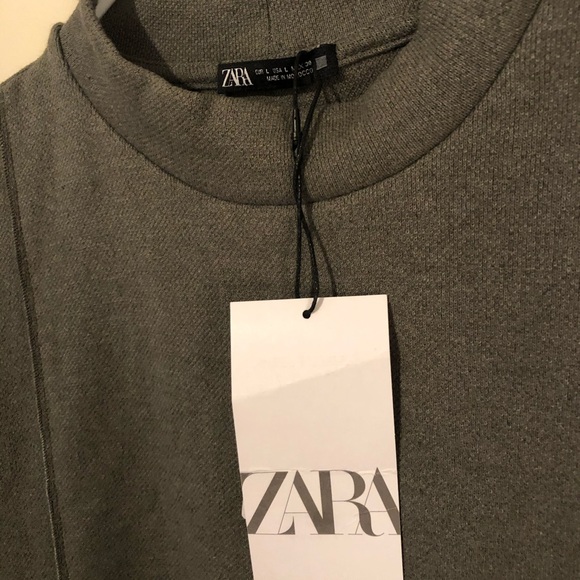 NWT Zara Textured Weave Dress - Picture 6 of 8